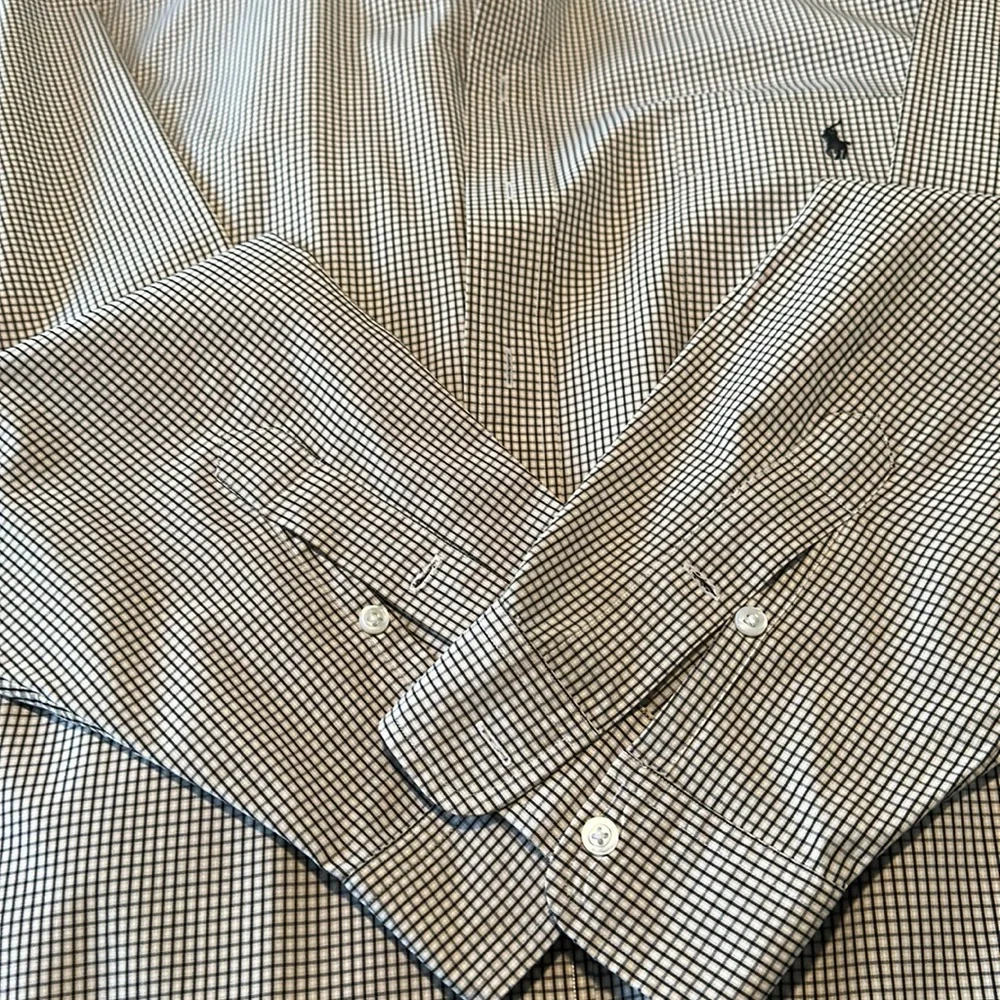 Big and Tall Ralph Lauren Polo - Classic Button Down Shirt. - Picture 4 of 5